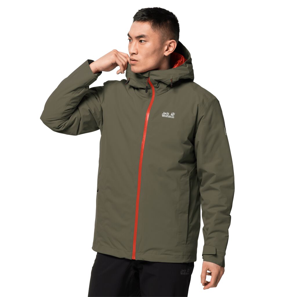 Jack Wolfskin ARGON STORM μπουφαν χειμερινα ανδρικα γκρι | GR6423404